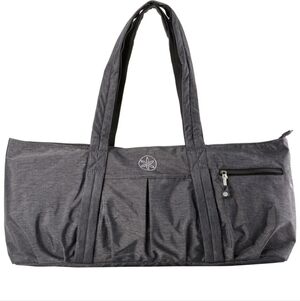 GAIAM All Day Yoga Tote, Heathered Gray & Black